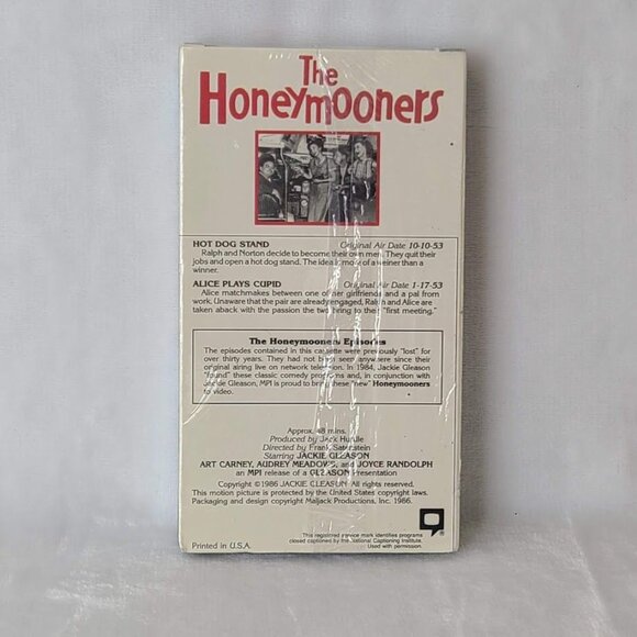The Honeymooners Hidden Episodes Volume 15 1986 VHS New Sealed - Picture 8 of 9